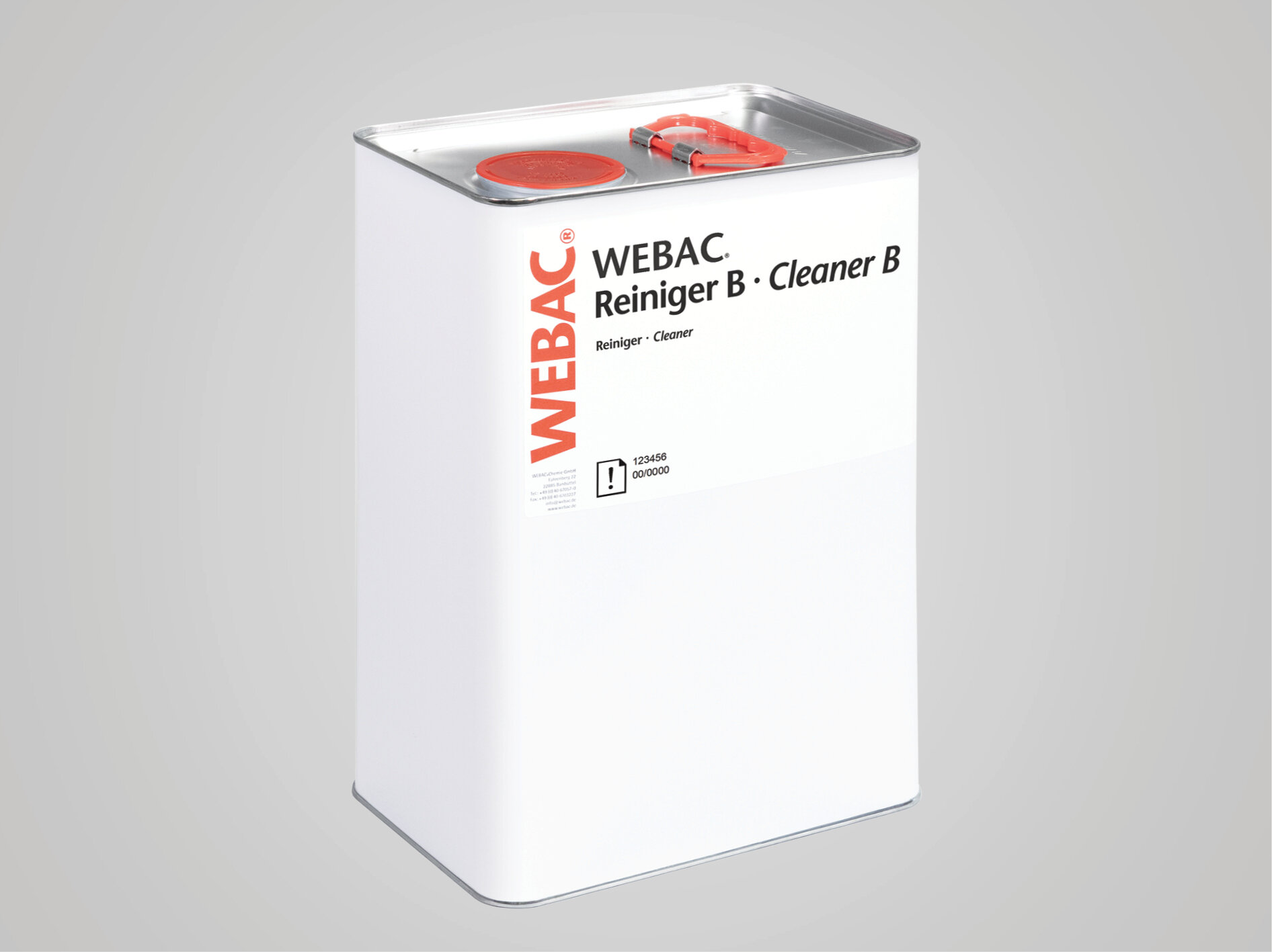 Abbildung Kanister WEBAC Reiniger B
