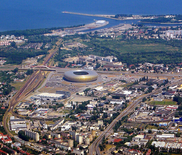 Risssanierung, Stadion Danzig
Risssanierung, Stadion Danzig
