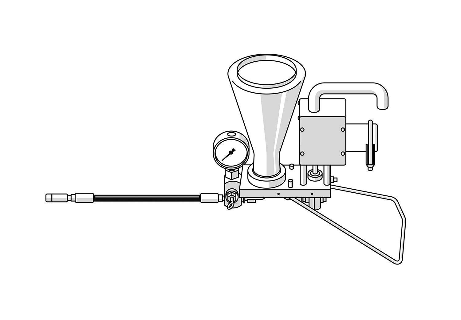 Darstellung Kolbenpumpe WEBAC HP 1001