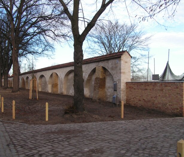 Flächenabdichtung im 
Verbund, Stadtmauer Potsdam