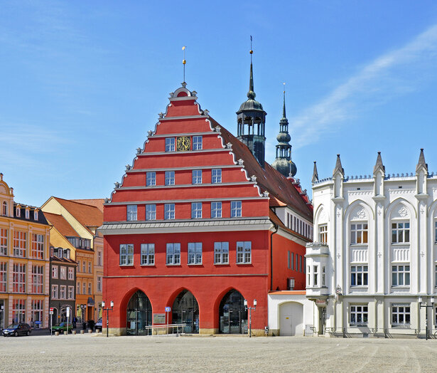 Abdichtung gegen drückendes Grundwasser, Rathaus Greifswald Abdichtung gegen drückendes Grundwasser, Rathaus Greifswald