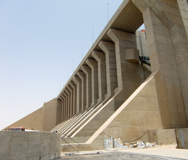 Nachträgliche Bauwerksabdichtung, Merowe Staudamm Nachträgliche Bauwerksabdichtung, Merowe Staudamm